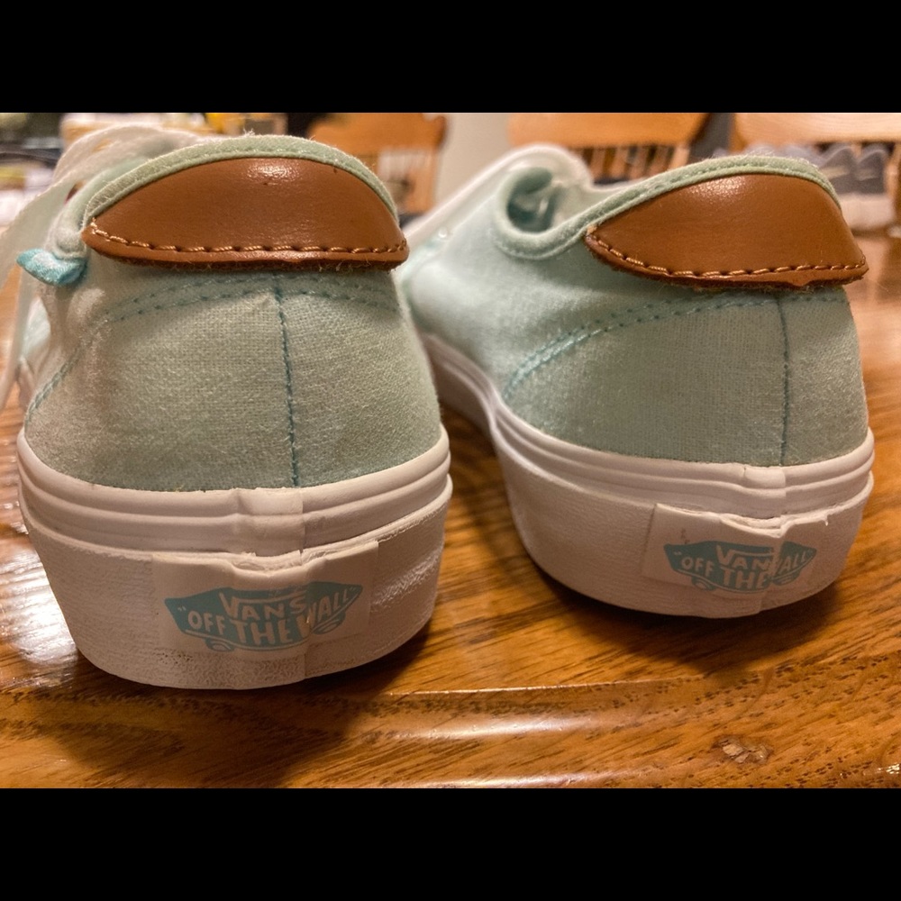 Vans light green (mint colored) shoes!